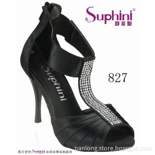 Tango dance sadal color black
